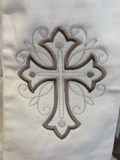 Wreath Sash with Cross