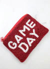 Game Day Beaded Coin Pouch