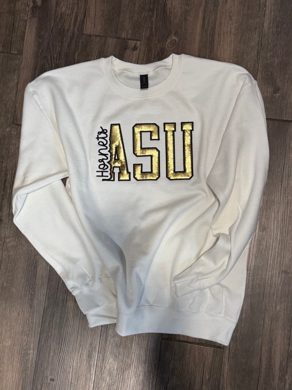 ASU hornet shiny appliqué