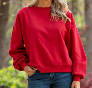 Royce crew neck Fleece Sweatshirt