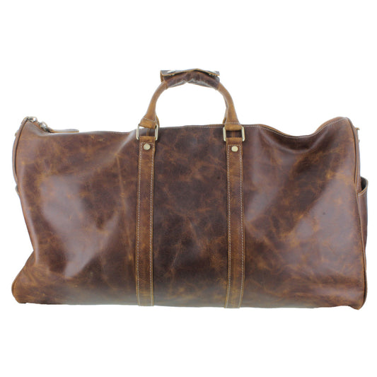 Jane Marie Leather Duffel Bag