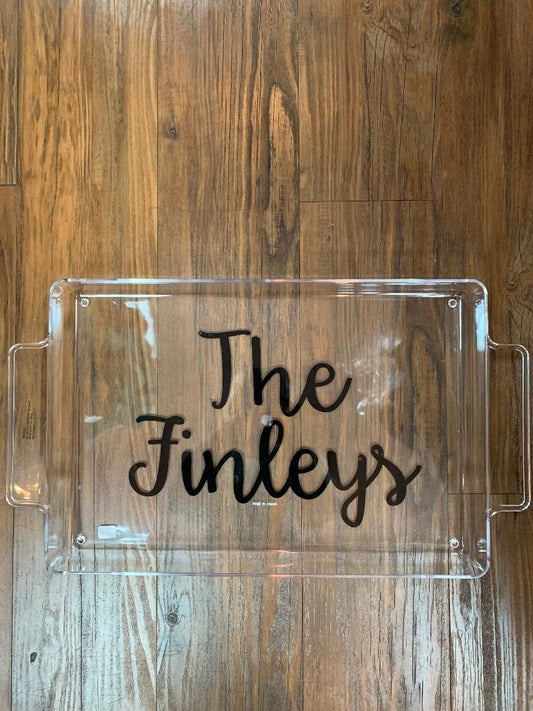Acrylic Snack Tray