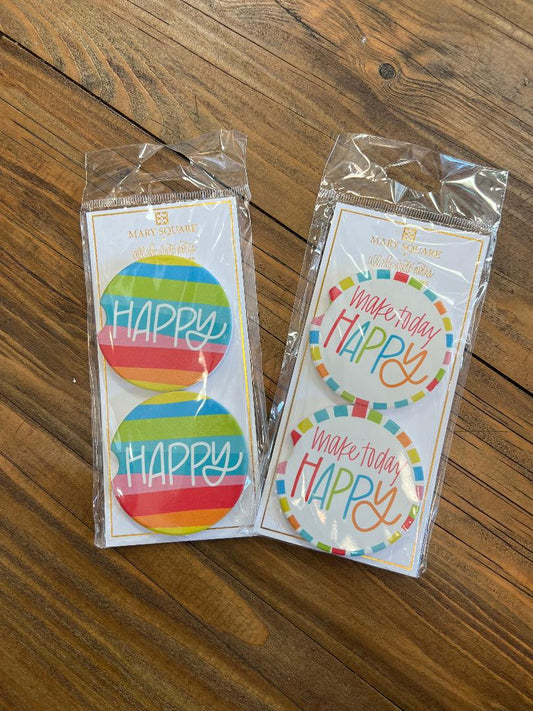 Mary Square Car Coasters