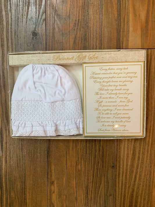 Christening Baby Bonnet