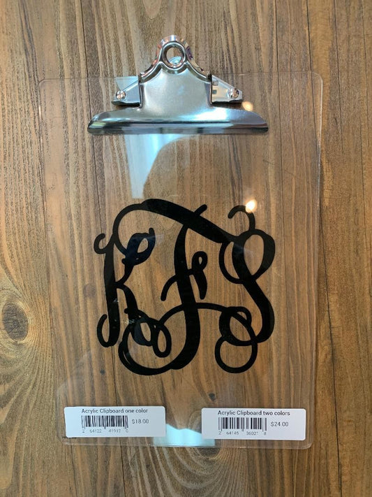 Acrylic Clipboard