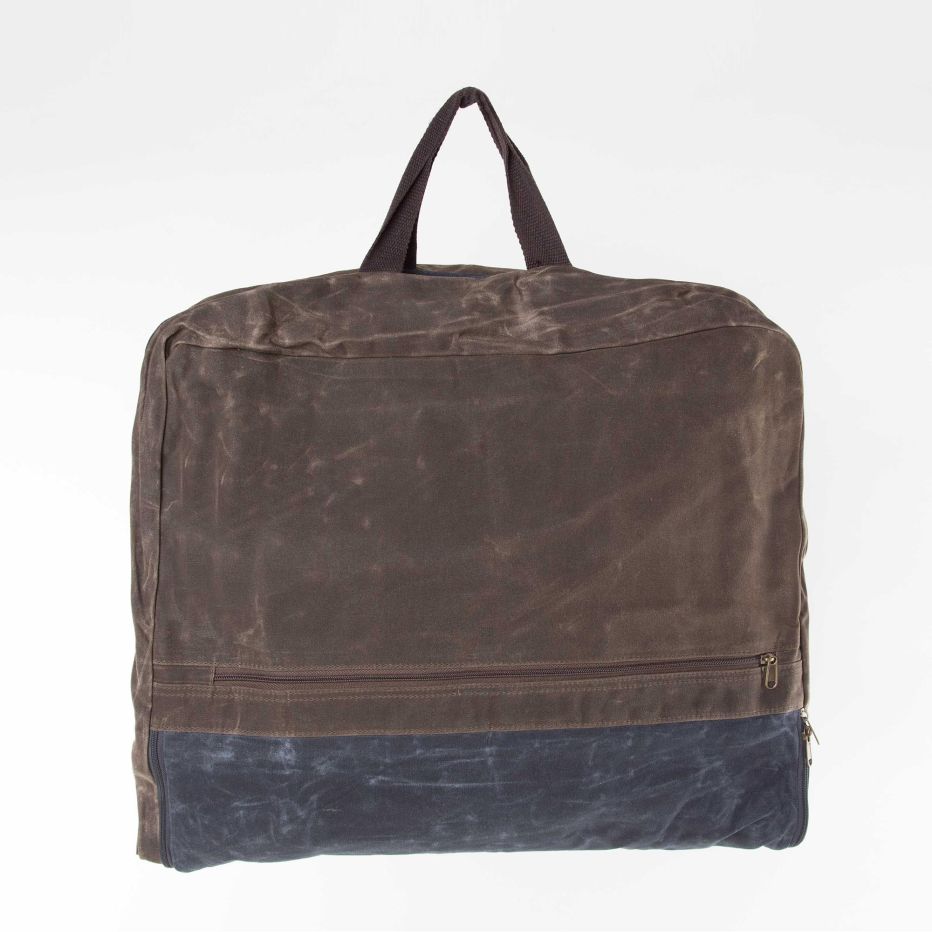 Waxed Canvas Garment Bag