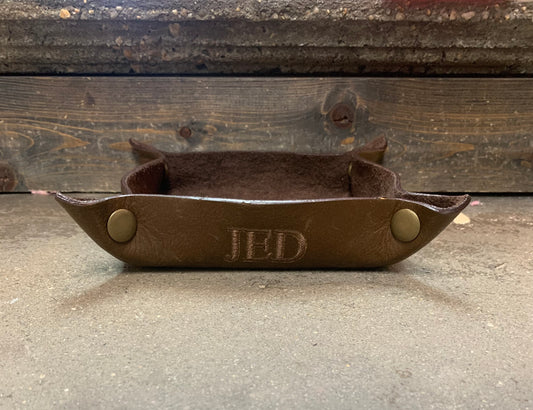 Mens Leather Tray